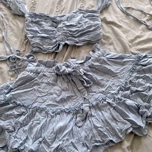 Light blue two piece